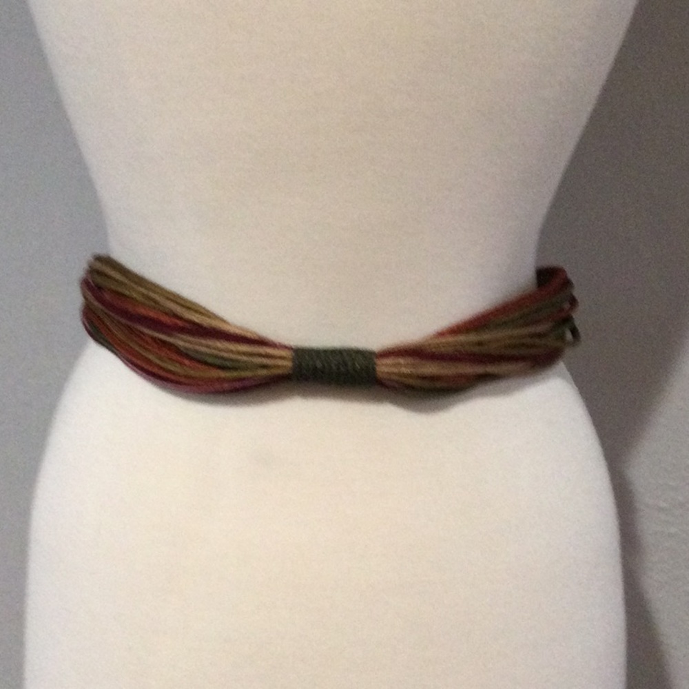 Unbranded Multi-Strand, Multi-Color Knot Belt - Picture 5 of 14